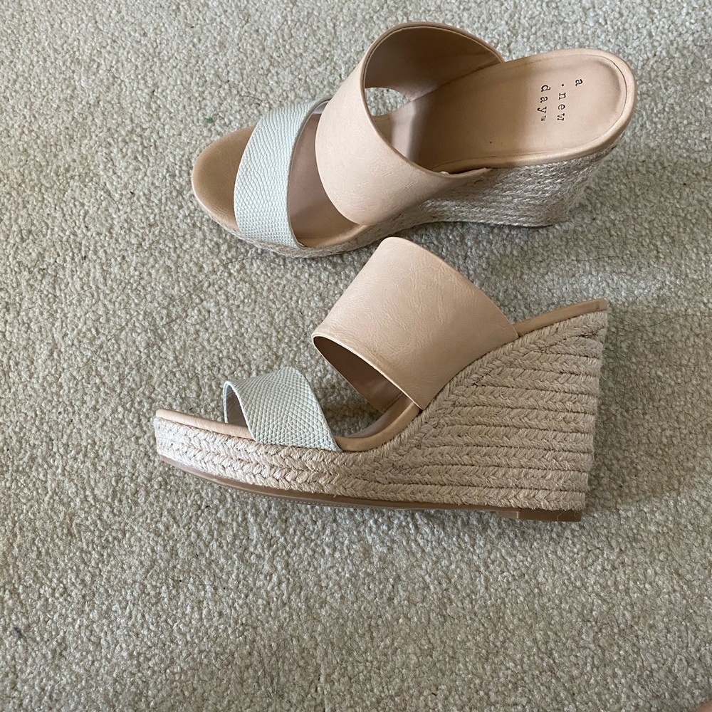A new day slip on wedges! NWOT never been worn!